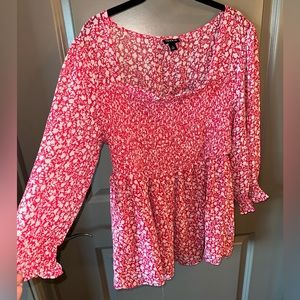 Square neck torrid blouse